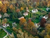 Vol d'automne Sermaise vue du ciel