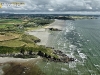 Ty an Quer plage vue du ciel, Finistère