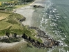 Ty an Quer plage vue du ciel, Finistère