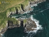 Pointe de Trefeuntec vue du ciel, Finistère