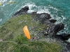 Parapente vu du ciel  Beg ar Véchen , Finistère