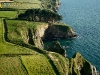 Falaises de Lanévry vue du ciel , Kerlaz, Finistère