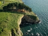 Falaises de Lanévry vue du ciel , Kerlaz, Finistère