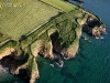 Falaises de Lanévry vue du ciel , Kerlaz, Finistère