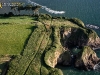 Falaises de Lanévry vue du ciel , Kerlaz, Finistère