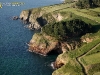 Falaises de Lanévry vue du ciel , Kerlaz, Finistère