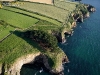 Falaises de Lanévry vue du ciel , Kerlaz, Finistère