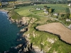 Falaises de Lanévry vue du ciel , Kerlaz, Finistère