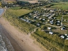 Camping Tréguer plage vue du ciel, Finistère