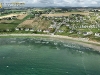 Plage de Lestrevet  vue du ciel à Plomodiern, Finistère