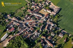 Sery vue du ciel dans le departement de l'Yonne en Bourgogne