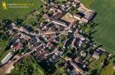 Sery vue du ciel dans le departement de l'Yonne en Bourgogne