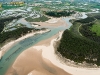 Anse du Veillon vue du ciel