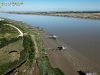 carrelet sur la Charente vue du ciel