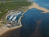 Vue aérienne du port de les Mathes La Palmyre