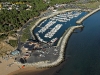 Vue aérienne du port de les Mathes La Palmyre