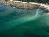 Vue aérienne polllution plage de Vert Bois à Dolus D'Oléron