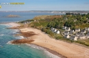 Erquy plage du Guen vue du ciel