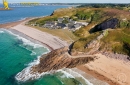 Erquy plage du Guen vue du ciel