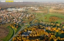 Bruyères-le-Châtel vue du ciel en Automne