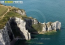 Vue aérienne falaise d'Amont  d'Etretat