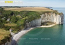 Vue aérienne plage de Vaucottes Seine maritime 76