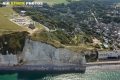 Vue aérienne falaise d'Amont  d'Etretat