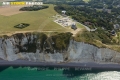 Vue aérienne falaise d'Amont  d'Etretat