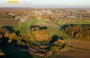 Bruyères-le-Châtel en automne vue du ciel