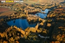 Breuillet 91 , etang de Malassis vue du ciel