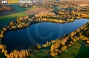 Etang de pêche de Saint-Maurice-Montcouronne vue du ciel