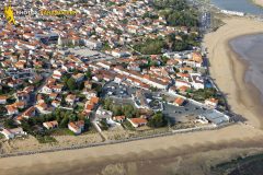 La-Tranche-sur-Mer seen from the sky in  Vendee