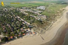 La-Tranche-sur-Mer seen from the sky in Vendee department