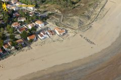 La-Tranche-sur-Mer seen from the sky in Vendee department