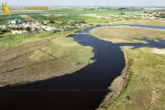 La-Faute-sur-Mer seen from the sky,  France