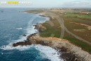 Pointe de Landunvez  vue du ciel