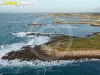 Côte de Landunvez, Bretagne Finistère vue du ciel