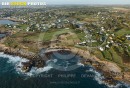 Lanildut , Bretagne Finistère vue du ciel