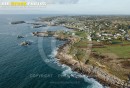 Lanildut , Bretagne Finistère vue du ciel