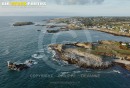 Lanildut , Bretagne Finistère vue du ciel