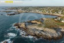 Lanildut , Bretagne Finistère vue du ciel