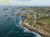 Lanildut , Bretagne Finistère vue du ciel