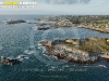 Lanildut , Bretagne Finistère vue du ciel