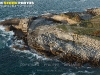 Lanildut , Bretagne Finistère vue du ciel