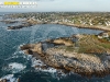 Lanildut , Bretagne Finistère vue du ciel