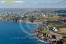 Le conquet Porz Liogan, Bretagne Finistère vue du ciel