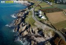 Le conquet Porz Liogan, Bretagne Finistère vue du ciel