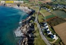 Le conquet Porz Liogan, Bretagne Finistère vue du ciel