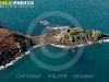 Fort de l'Îlette de Kermorvan,  Le conquet vue du ciel