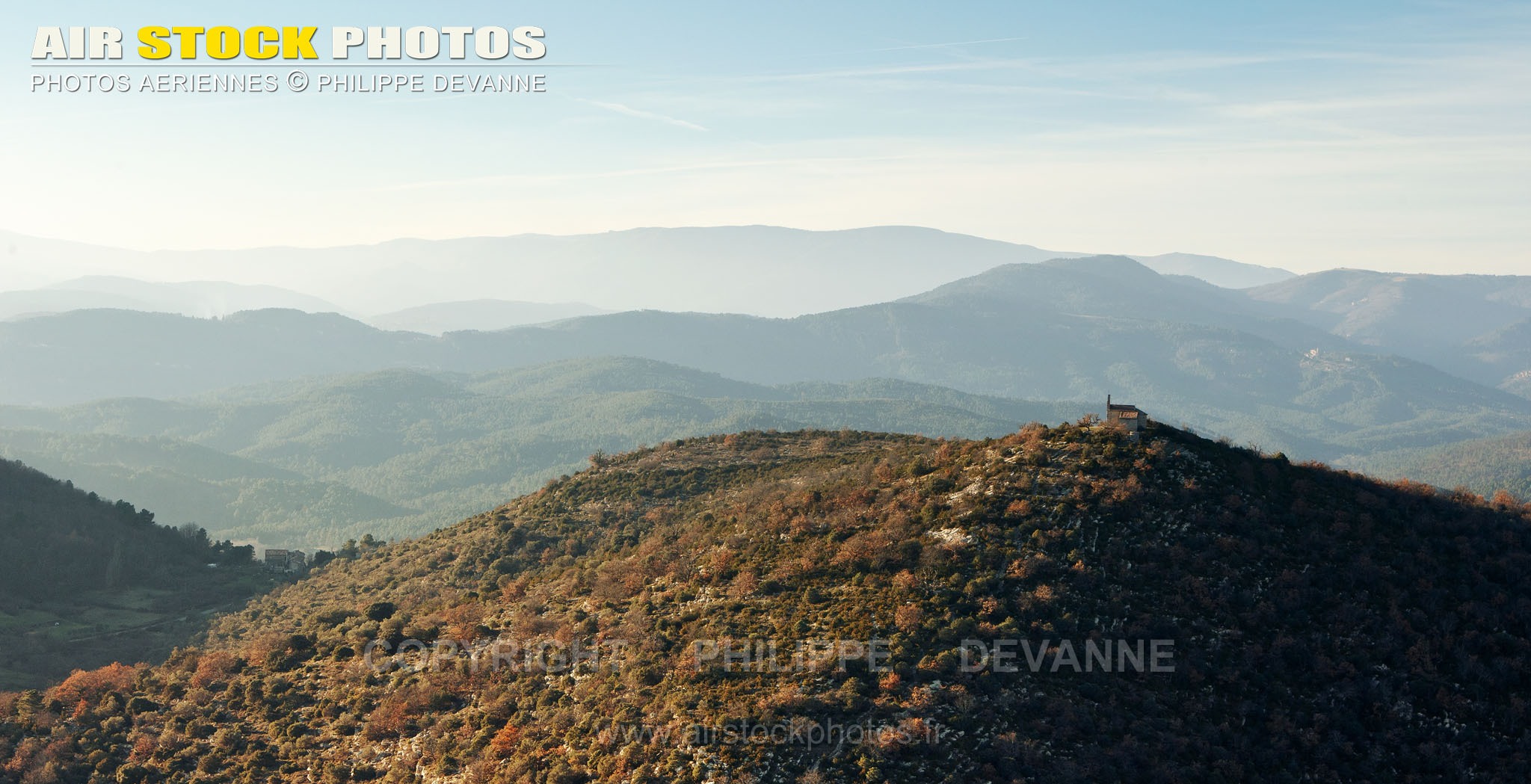 L'Ardèche vue du ciel